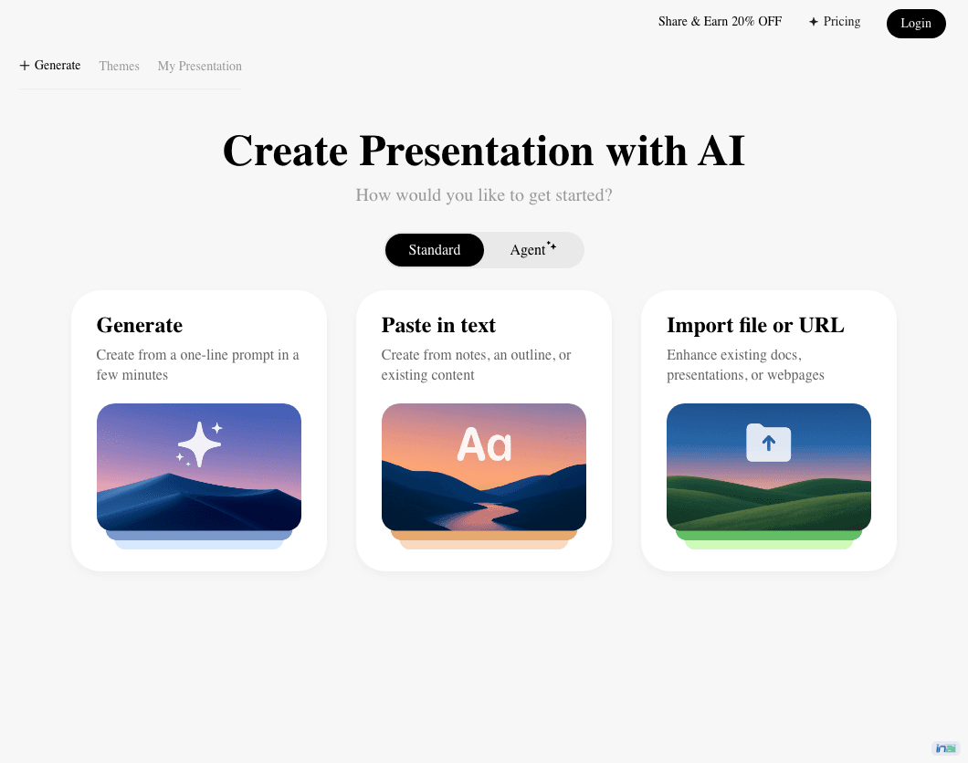 PopAi Image Generation showing pdf chat - Transforming text into captivating visuals