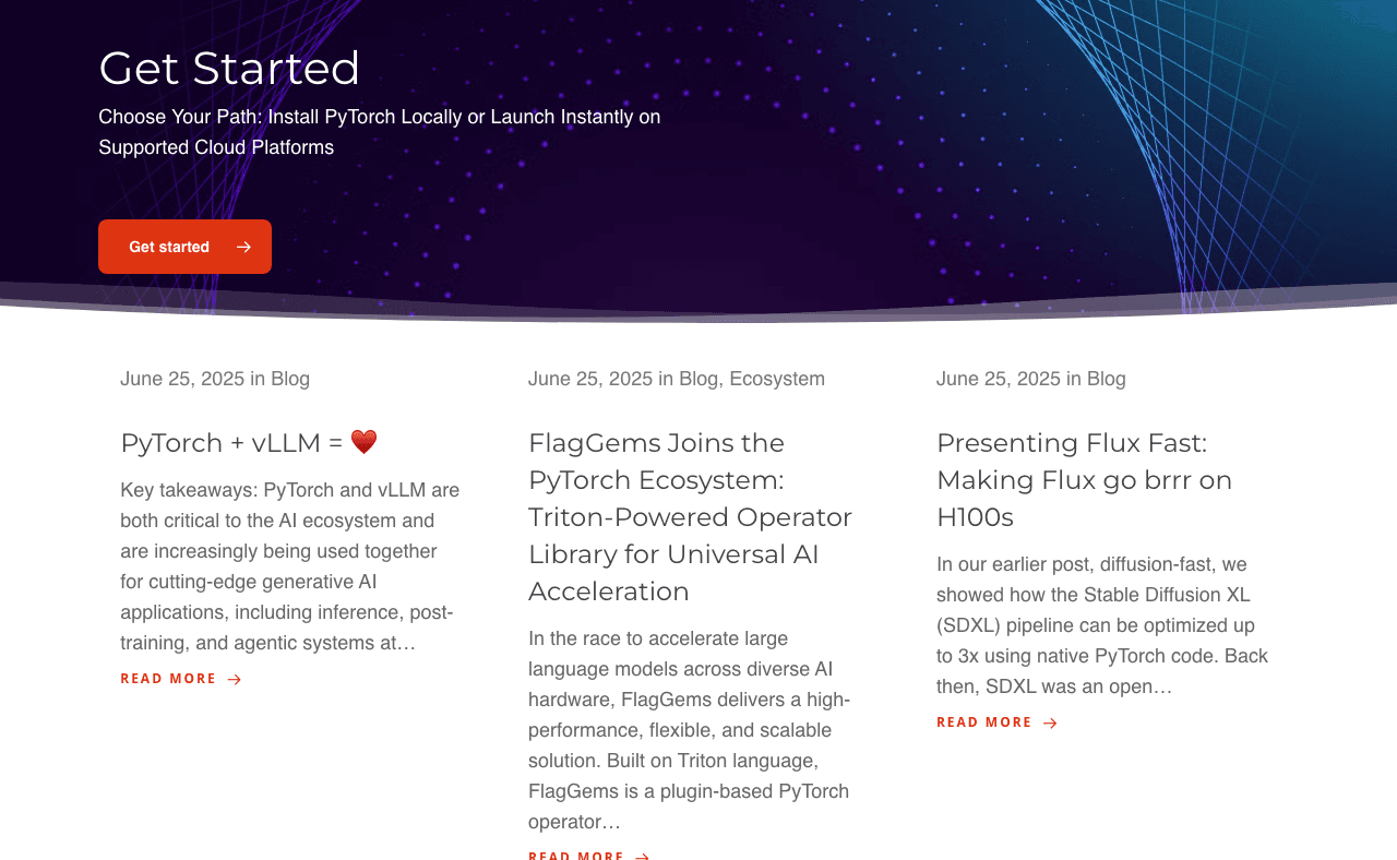 PyTorch Scientific Research showing deep learning framework - Flexible, Fast, and Open Deep Learning